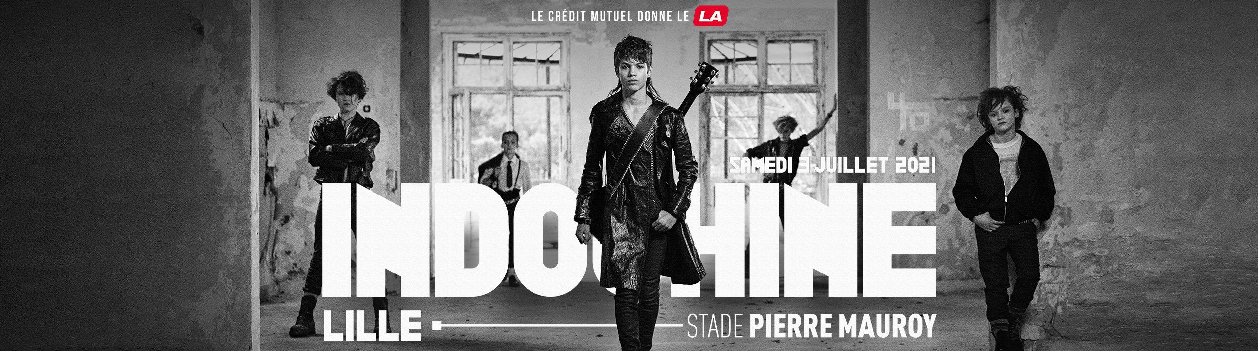 Indochine célébrera ses 40 ans au Stade Pierre Mauroy !